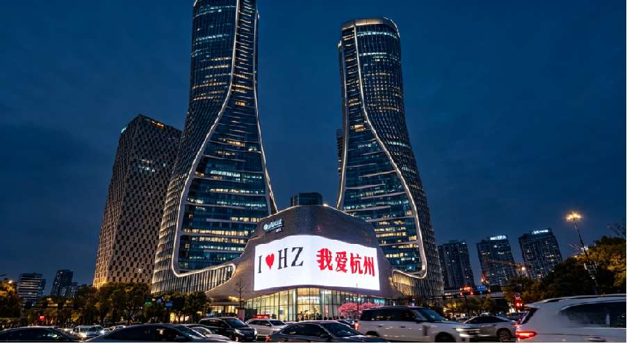 杭州网红大屏刷屏！秘密藏在国星的2.7毫米小灯珠里
